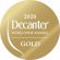 Won a gold medal at the international competition "Decanter" in London in 2020